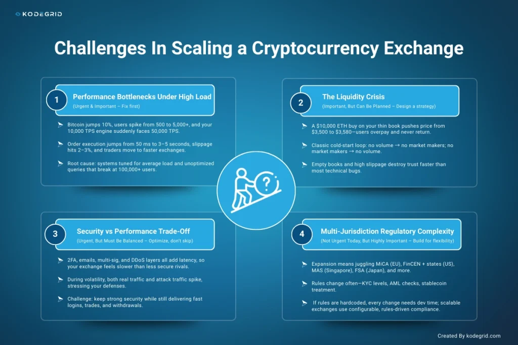 4 Challenges in Scaling a Cryptocurrency Exchange